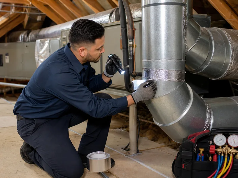 Duct Sealing and Leak Repair South Houston